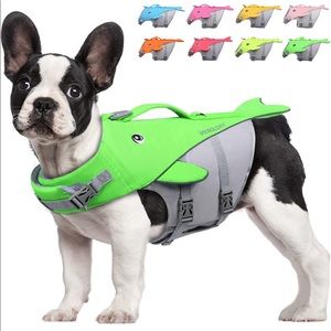 Bright Green Dog Life Jacket